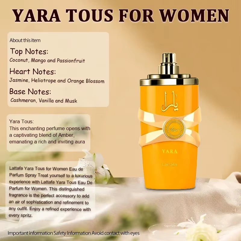100Ml Perfume Hombre Oil Original Eau De Parfum Body Spray Deodorants Men Women Gift Yara Mor Tous Asad Femme Lasting Fragrances