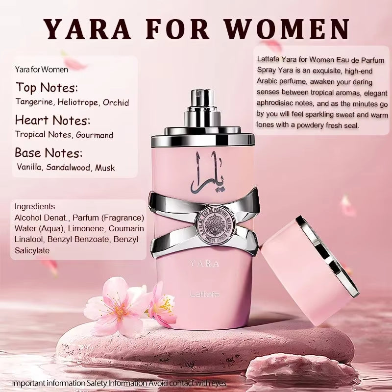 100Ml Perfume Hombre Oil Original Eau De Parfum Body Spray Deodorants Men Women Gift Yara Mor Tous Asad Femme Lasting Fragrances